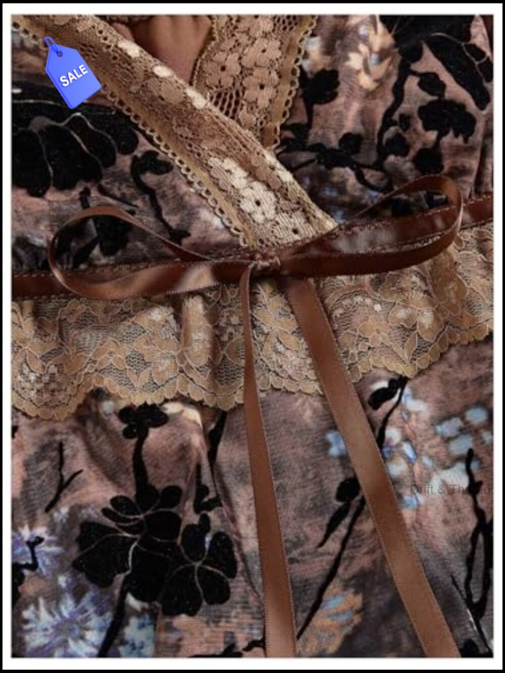 Y2K Babydoll Tank Top Floral Lace Mesh Going Out Top - Picture 3 of 5
